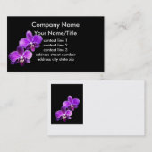 Aangepaste sjabloon voor visitekaartjes voor orchi (Voorkant / Achterkant)