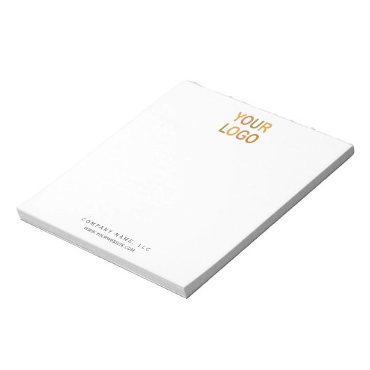 Aangepaste Sjabloon voor zakelijke merken Notitieblok (Gedraaid)