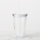 Aangepaste Sjabloon voor zakelijke promo-Logo Acryl Drinkbeker (Links)