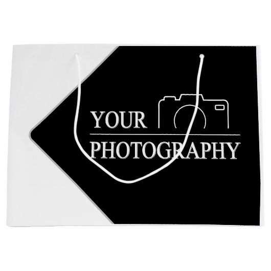 Aangepaste Sjabloon Zakelijk Bedrijf Maak Uw Eigen Groot Cadeauzakje (Voorkant)