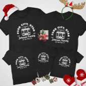 Aangepaste Ski Trip-matchingsgroep voor familie en T-shirt