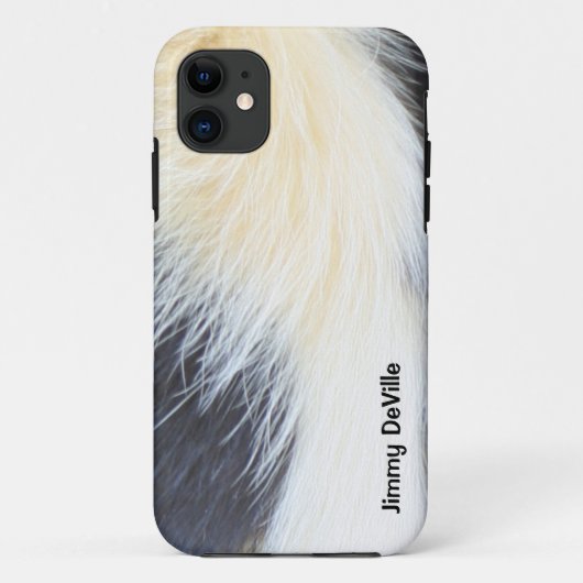 Aangepaste Skunk Pelt Graphic iPhone Case (Achterkant)