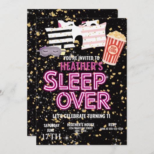 Aangepaste slaperigheid op jaarbasis kaart (Voorkant / Achterkant)