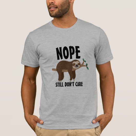 Aangepaste sleuf Joke Lazy Couch Potato Funny Meme T-shirt (Voorkant)