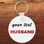 aangepaste sleutelhanger - echtgenoot (Voorkant)