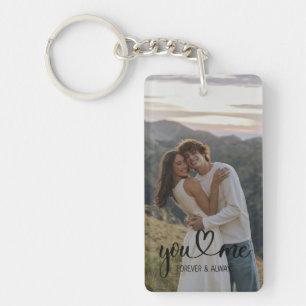Aangepaste sleutelhanger met koppel foto – Persoon