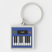 Aangepaste Sleutelhanger Piano Keys-toetsenbord Bl (Voorkant)