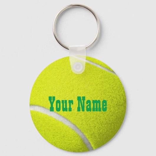 Aangepaste Sleutelhanger Tennis Ball (Voorkant)