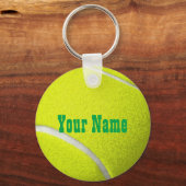 Aangepaste Sleutelhanger Tennis Ball (Voorkant)