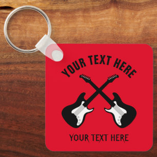 Aangepaste sleutelhanger van metaal met twee elekt