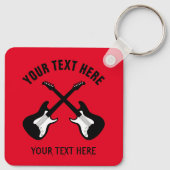Aangepaste sleutelhanger van metaal met twee elekt (Achterkant)