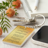 Aangepaste sleutelhanger van Psalm 23 (Voorkant Rechts)