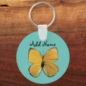 Aangepaste Sleutelhanger van Turquoise Yellow Butt (Voorkant)