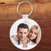 Aangepaste Sleutelhanger voor eigen foto en tekst (Voorkant)
