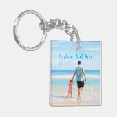 Aangepaste Sleutelhanger voor fototekst - Uw Super (Voorkant Links)