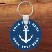 Aangepaste sleutelhanger voor nautisch anker voor  (Voorkant)