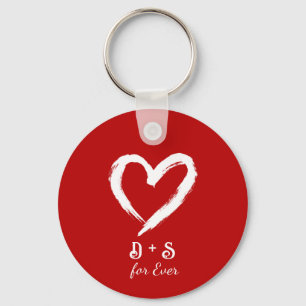 Aangepaste sleutelhanger voor Valentijnsdag voor k