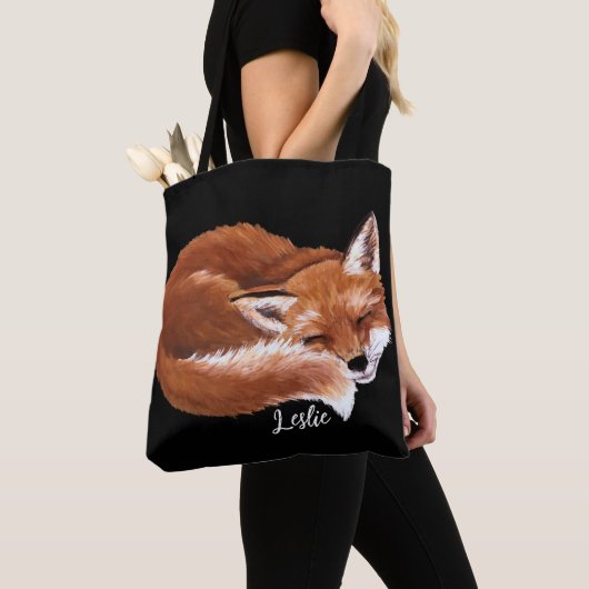 Aangepaste slipvos-Canvas tas (Dichtbij)
