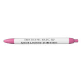 Aangepaste SLP (Speech Language patholoog) pen (Voorkant)