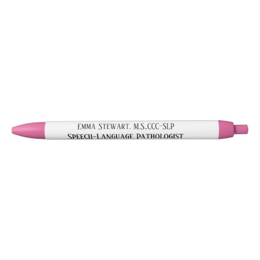 Aangepaste SLP (Speech Language patholoog) pen (Voorkant)