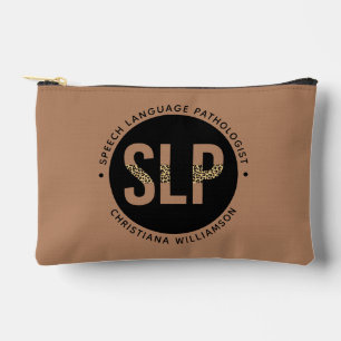 Aangepaste SLP Speech Pathologist Leopard Print Gi Etui