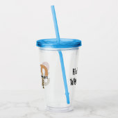 Aangepaste SLP Speech Patholoog Leopard Print Acryl Drinkbeker (Links)