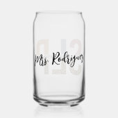 Aangepaste SLP Speech Patholoog Leopard Print Blikvorm Glas (Achterkant)