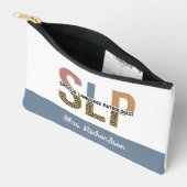 Aangepaste SLP Speech Patholoog Leopard Print Etui (Open)