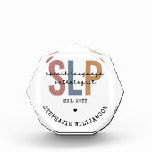 Aangepaste SLP-spraakpatholoog Speech Therapist Fotoblokken (Voorkant)