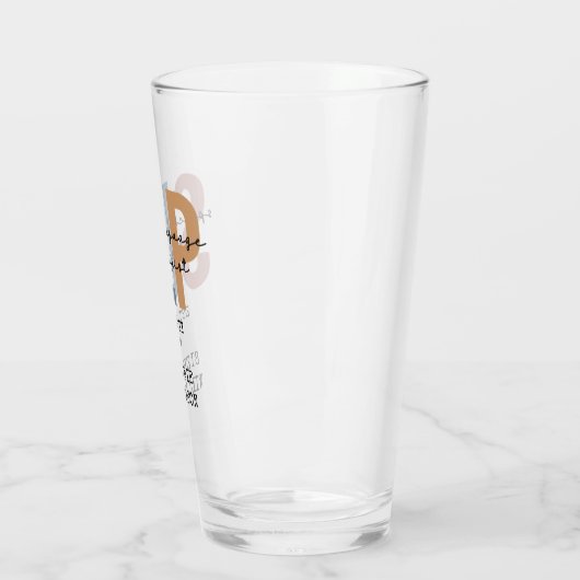 Aangepaste SLP-spraakpatholoog Speech Therapist Glas (Links)