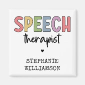 Aangepaste SLP-spraakpatholoog Speech Therapist Magneet (Voorkant)