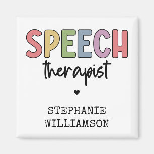Aangepaste SLP-spraakpatholoog Speech Therapist Magneet