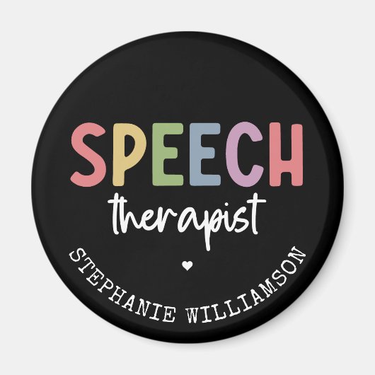 Aangepaste SLP-spraakpatholoog Speech Therapist Magneet (Voorkant)