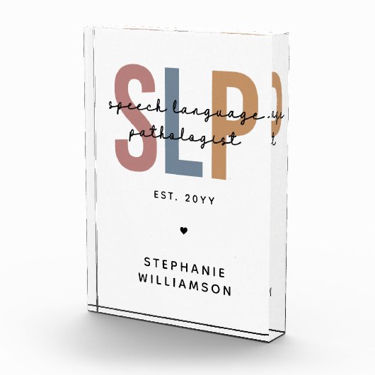 Aangepaste SLP-taaldocent Fotoblokken (Rechts)