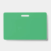 Aangepaste smaragdgroene knopspeld badge (Achterkant)