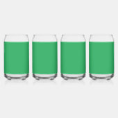Aangepaste smaragdgroene knopspeld blikvorm glas (Achterkant)