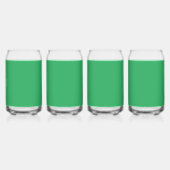 Aangepaste smaragdgroene knopspeld blikvorm glas (Voorkant)