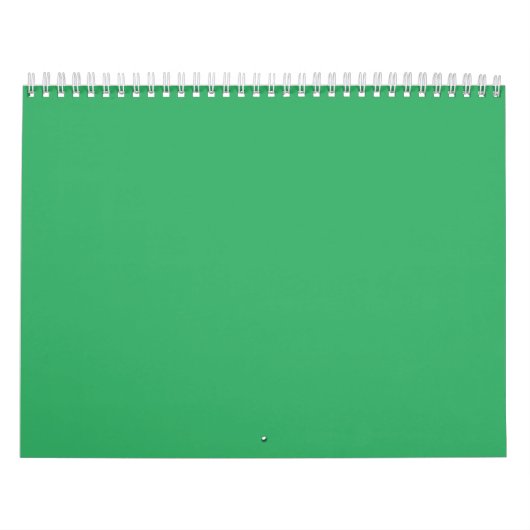 Aangepaste smaragdgroene knopspeld kalender (Hoes)