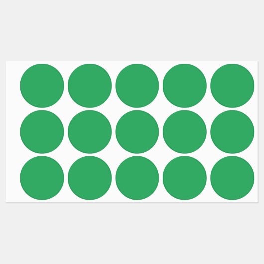 Aangepaste smaragdgroene knopspeld labels (Vel)