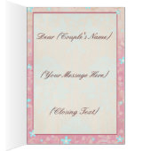 Aangepaste SMS-bruiloft - Creditcard (Binnen (Rechts))