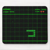 Aangepaste Snake Game Muismat – Naam & Score (Voorkant)