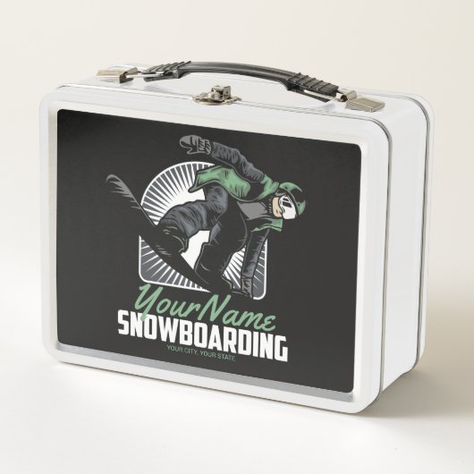 Aangepaste sneeuwboarder Shredding (Voorkant)