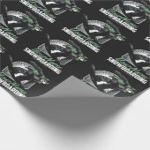 Aangepaste sneeuwboarder Shredding Cadeaupapier (Hoek)