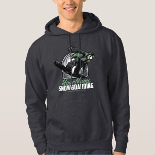 Aangepaste sneeuwboarder Shredding Hoodie