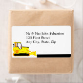 Aangepaste sneeuwverwijderaar Bulldozer Business Etiket (Insitu)