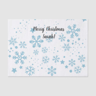 Aangepaste sneeuwvlok tissuepapier