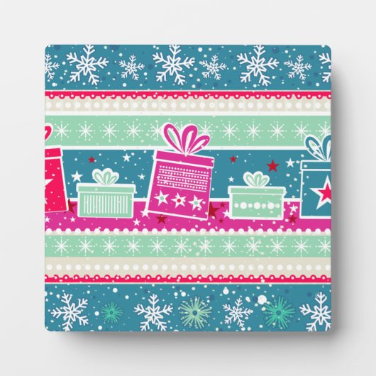 Aangepaste sneeuwvlokken en Cadeaus Fotoplaat (Voorkant)