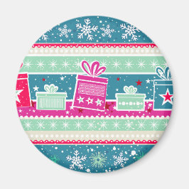 Aangepaste sneeuwvlokken en Cadeaus Magneet