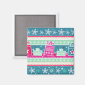 Aangepaste sneeuwvlokken en Cadeaus Magneet (Voorkant / Achterkant)