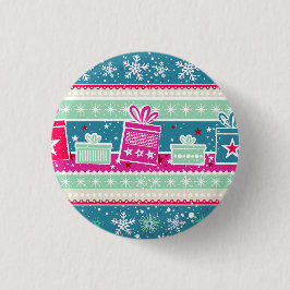 Aangepaste sneeuwvlokken en Cadeaus Ronde Button 3,2 Cm